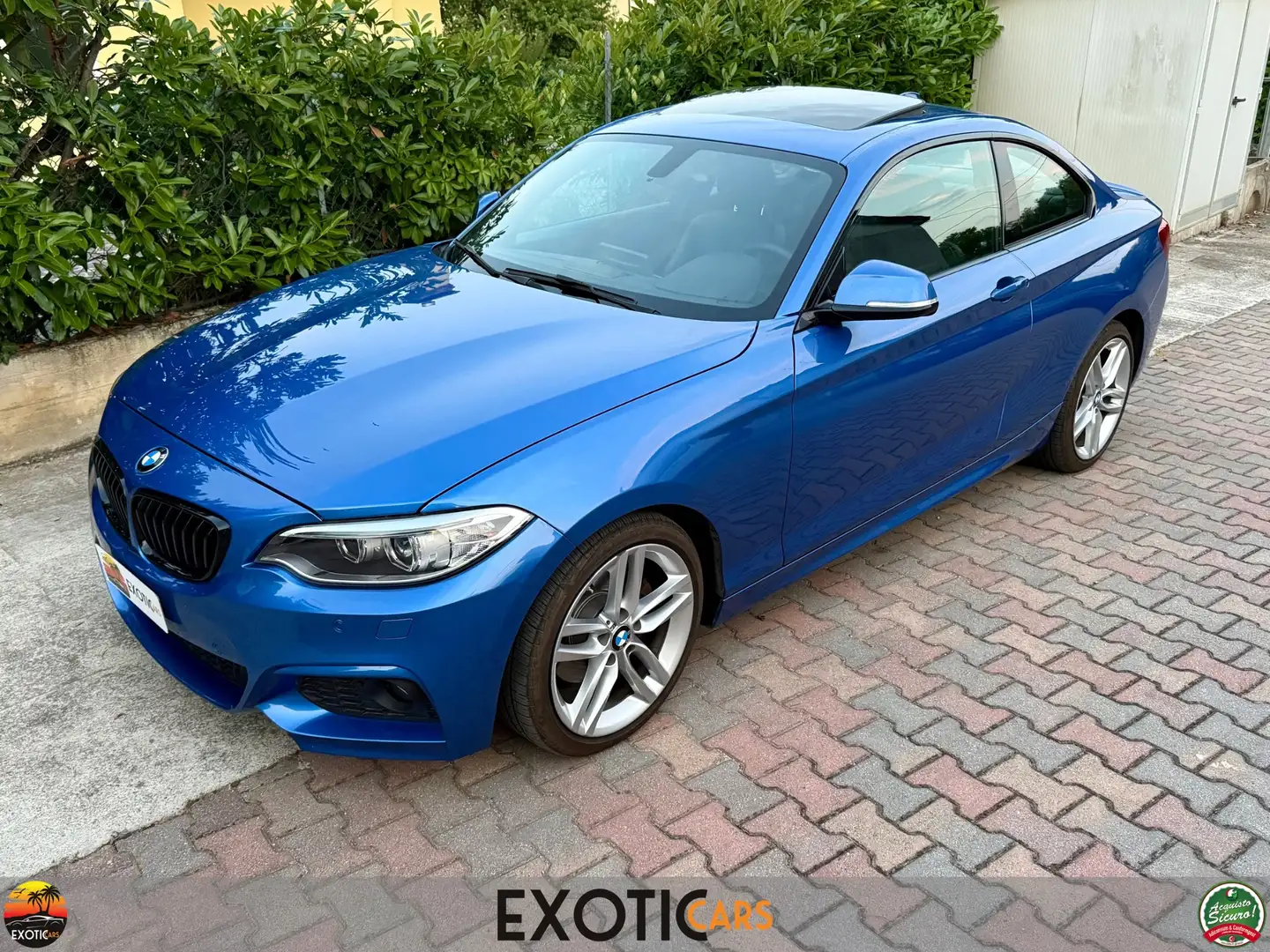 BMW 230 i xDrive Coupe M-sport UNICOPROPRIETARIO Blu/Azzurro - 1
