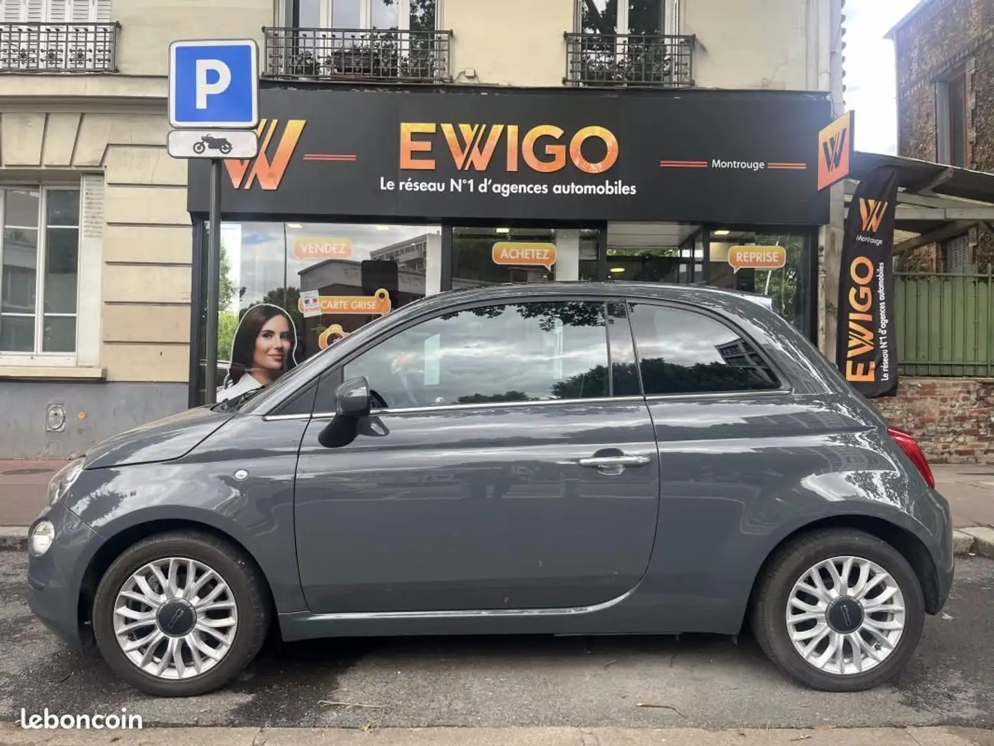 Fiat 500 1.2 70 PACK LOUNGE Grau - 2