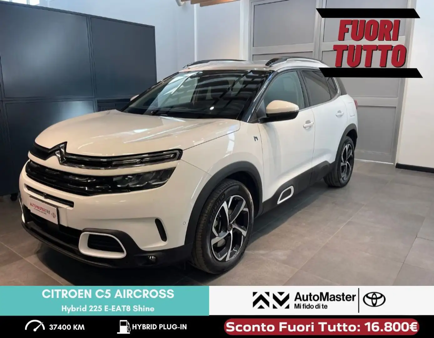 Citroen C5 Aircross Hybrid 225 E-EAT8 Shine Bianco - 1