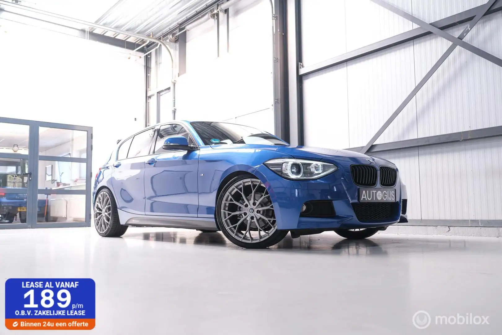 BMW 116 1-serie 116i M Sport | Estoril blue | Alcantara | Blauw - 1