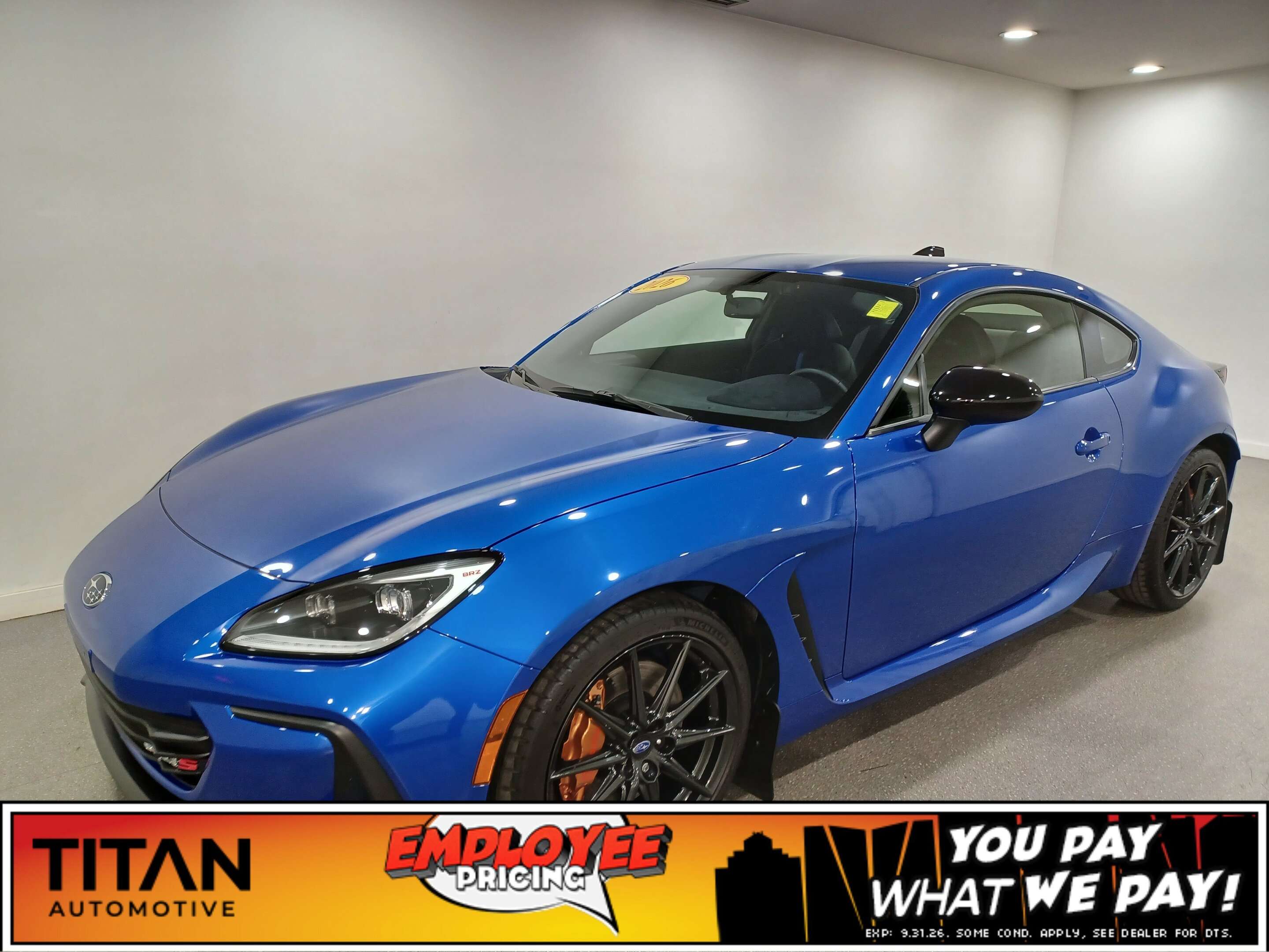 2026 Subaru BRZ tS Manual*228HP!! | World Rally Blue | Htd Suede S