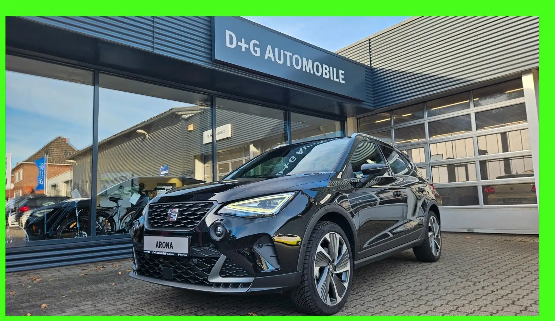SEAT Arona FR 1,0TSI 115PS DSG NAVI+LED+ACC+AHK+SH+++ Schwarz - 1