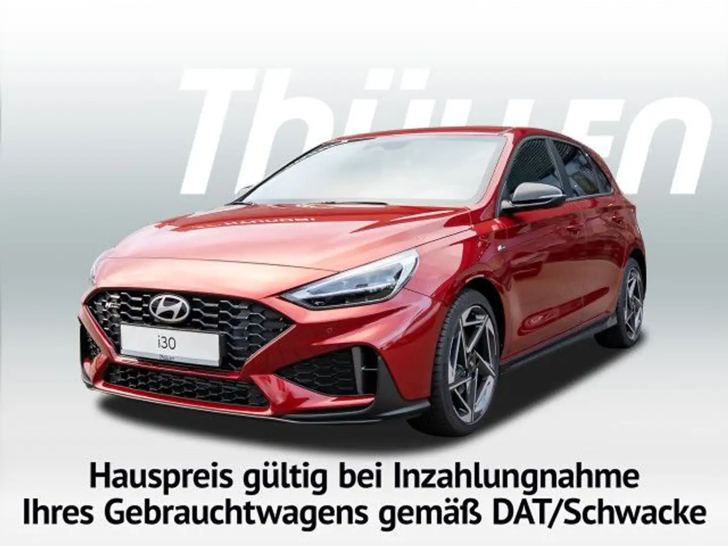 Hyundai i30 N-Line Sitz-Paket DCT 1.5 Turbo Benzin Navi Rojo - 1