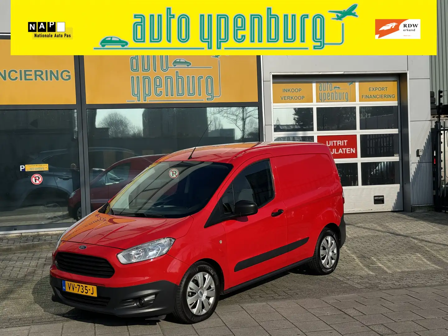 Ford Transit Courier 1.5 TDCI Economy Edition * 177.170 Km * Airco * Nw Roşu - 1