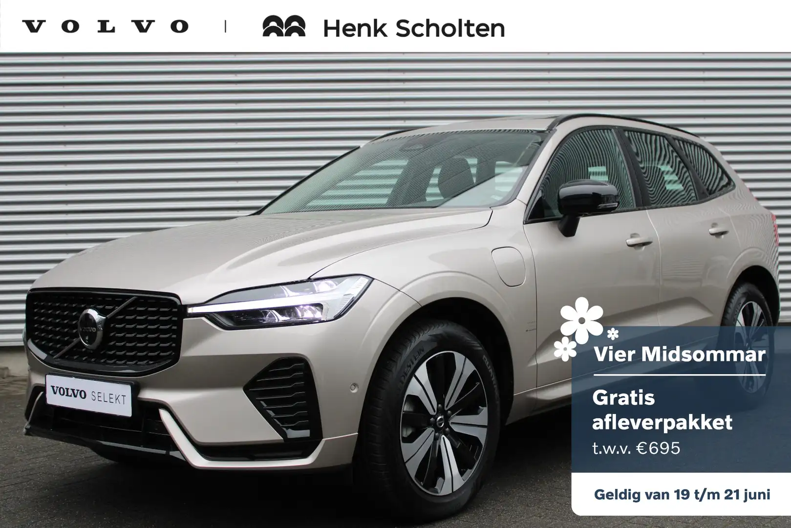 Volvo XC60 T6 Plug-in Hybrid AWD Plus Dark | Verwarmbare Voor Gris - 1