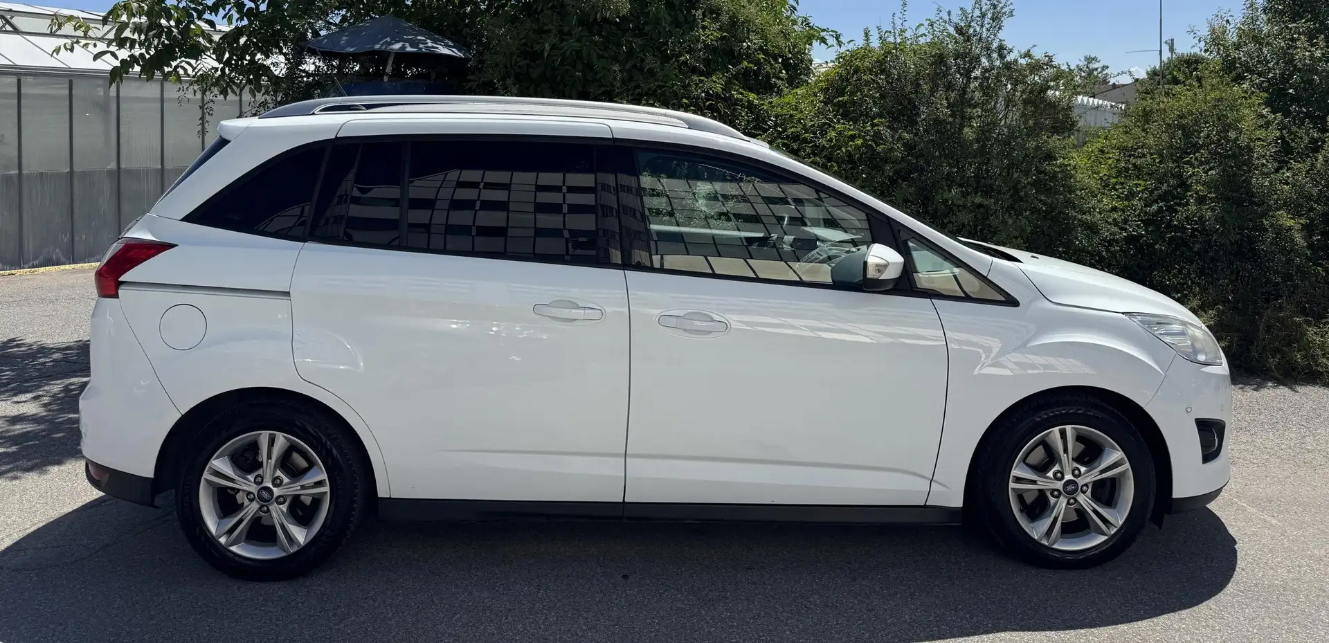 Ford Grand C-Max Klima PDC bluetooth - alle Service Ford inkl. ZR! Weiß - 2