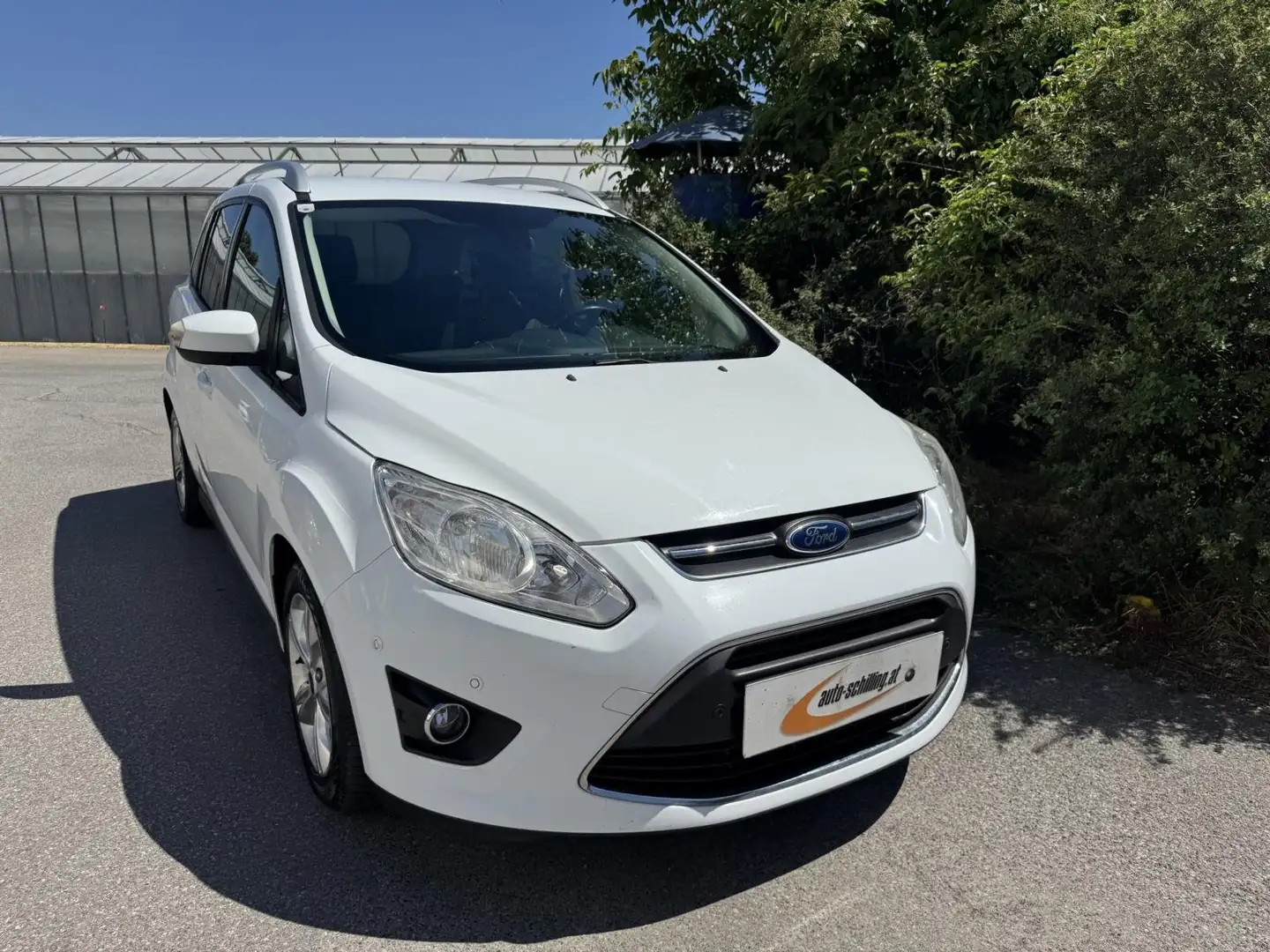 Ford Grand C-Max Klima PDC bluetooth - alle Service Ford inkl. ZR! Weiß - 1