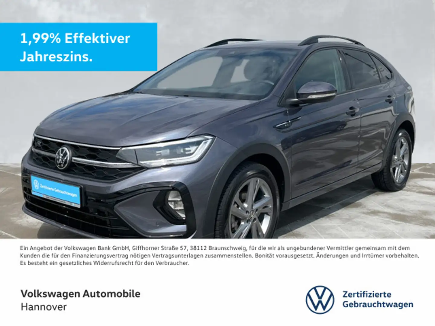 Volkswagen Taigo 1.0 TSI R-Line Navi PDC LED Shz 17LM Trave Grau - 1