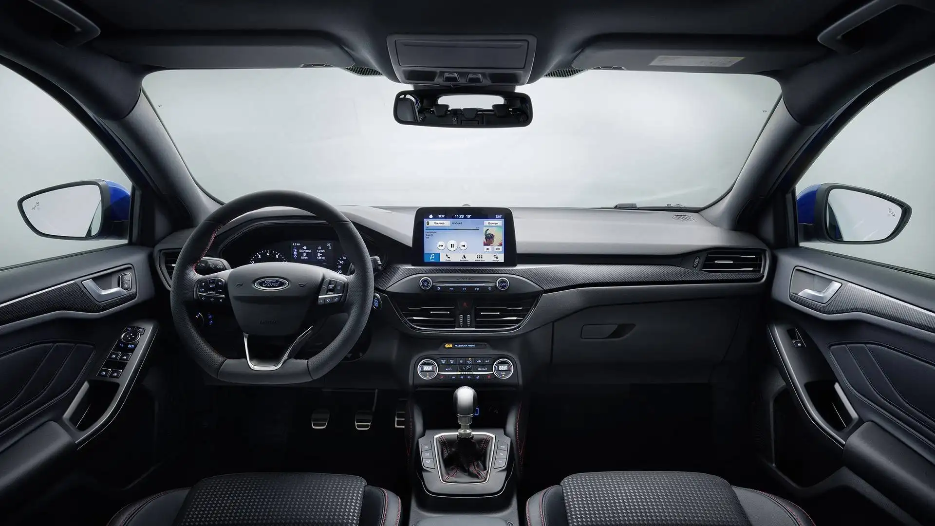 Ford Focus 1.5 ECOBLUE 120CV ST-LINE 2021 Zwart - 2