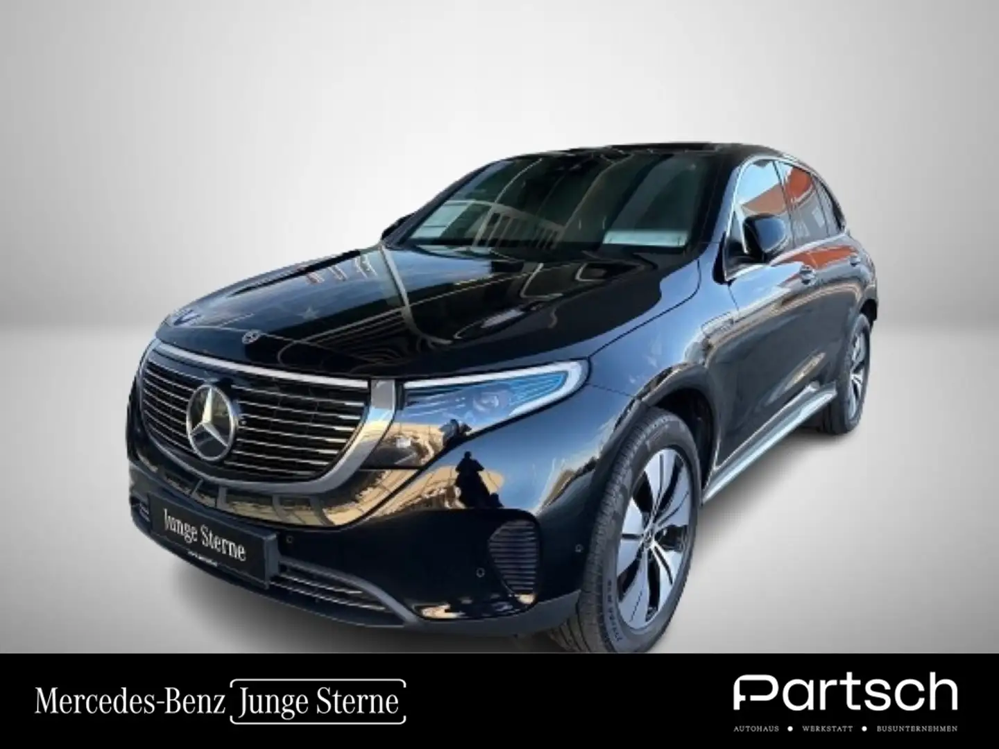 Mercedes-Benz EQC 400 4MATIC SpurW ParkAss. Zwart - 1