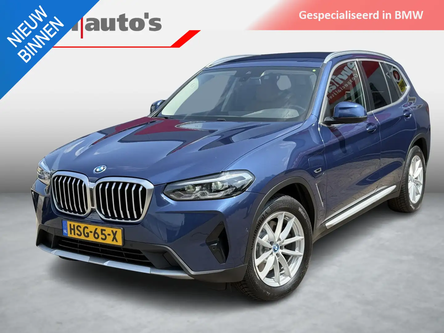 BMW X3 xDrive30e High Executive Modrá - 1