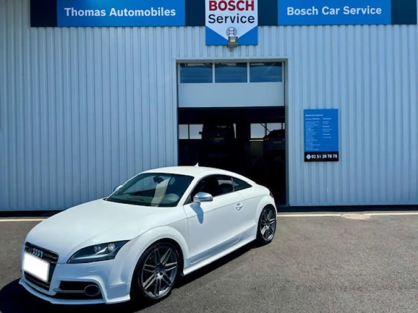 Audi TTS 2.0 TFSI 272ch quattro Blanc - 1