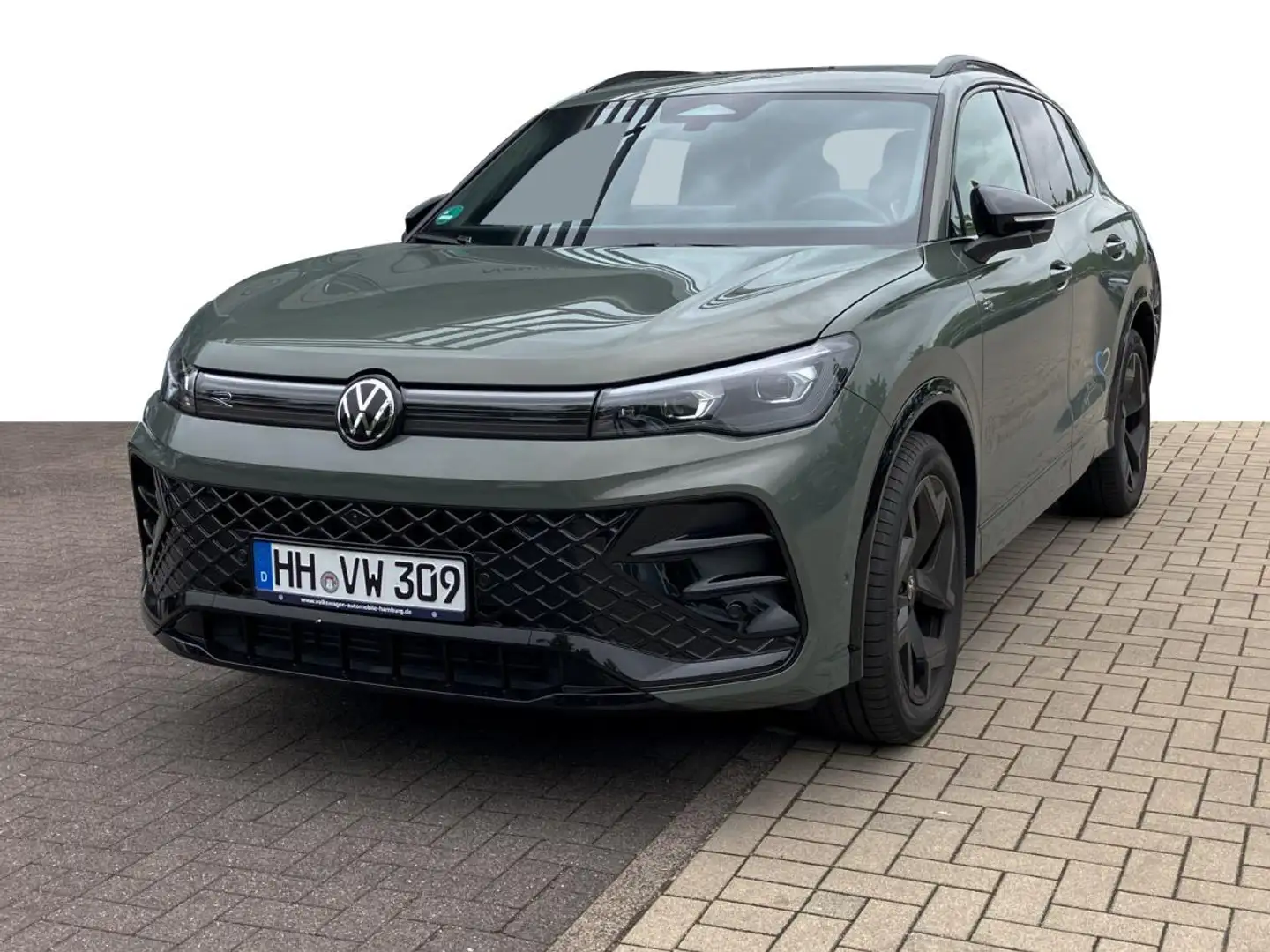 Volkswagen Tiguan 1.5 eTSI R-Line DSG Panoramadach AHK Navi Grau - 1