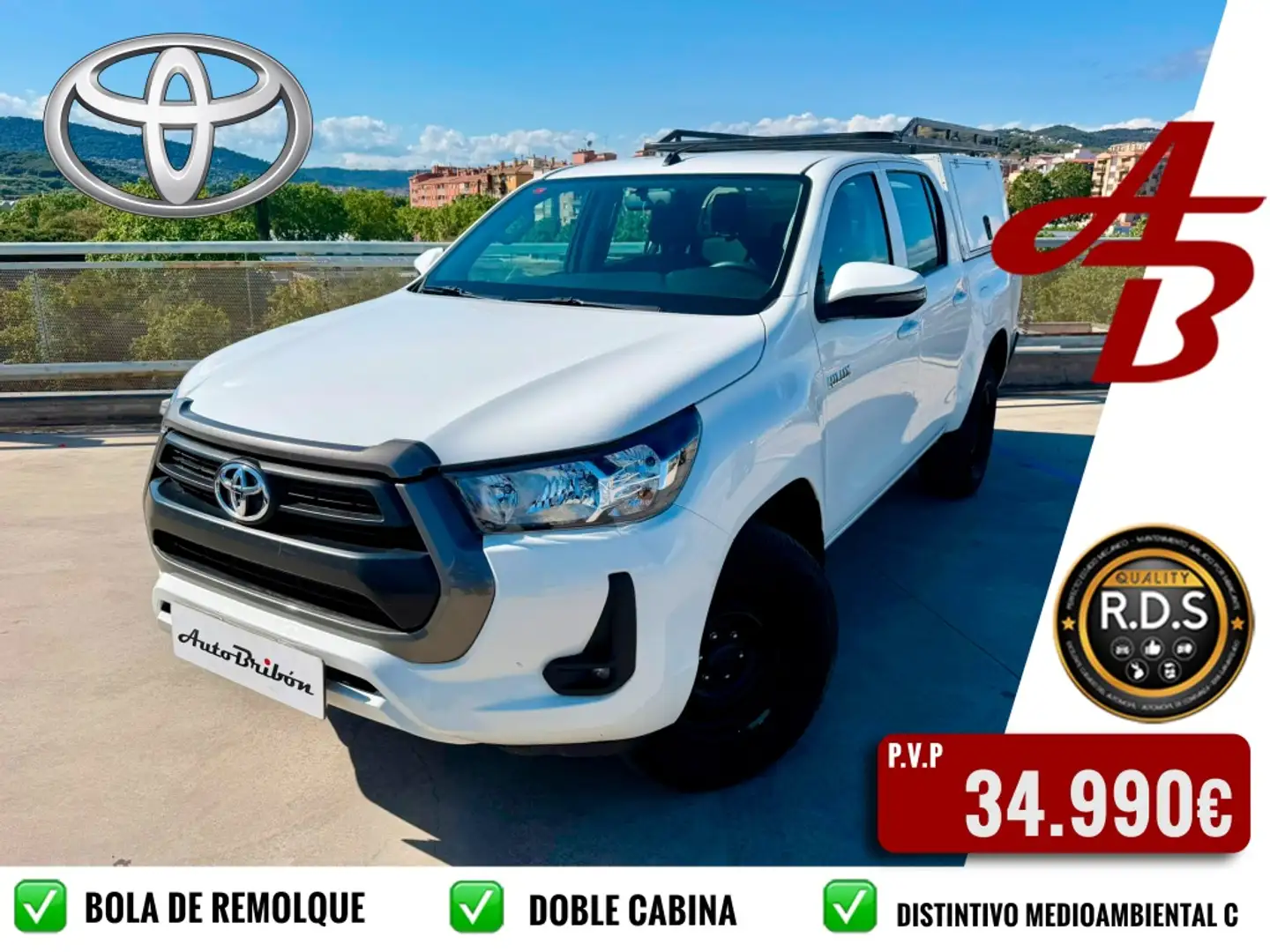 Toyota Hilux Cabina Doble GX Blanco - 1