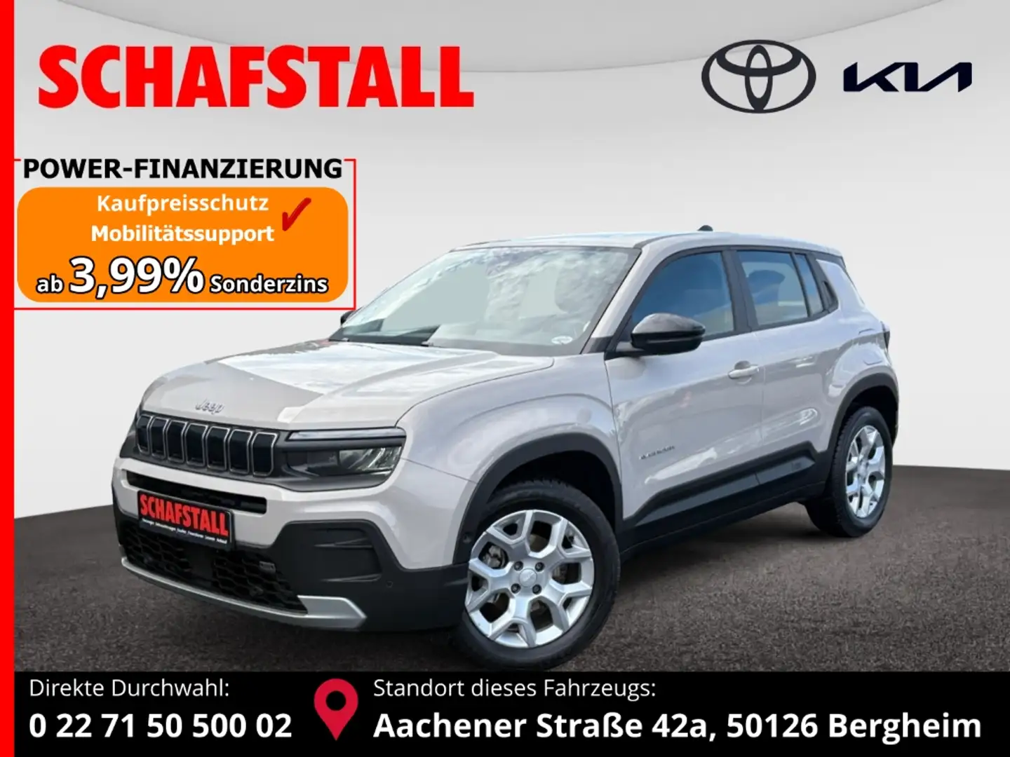 Jeep Avenger 1.2 T-GDI Altitude wenig KM Tempomat Sitzheizung K Grigio - 1