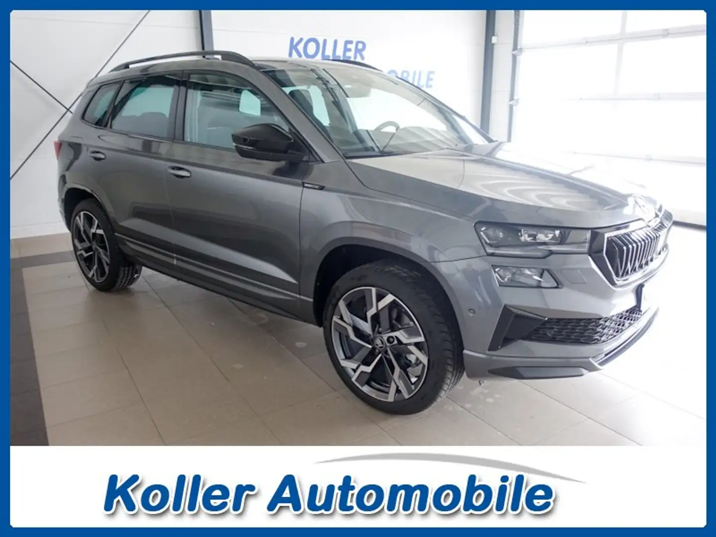 Skoda Karoq 2.0TDI DSG 4x4 Sportline * 5 Jahre Garantie bis ma Grau - 1