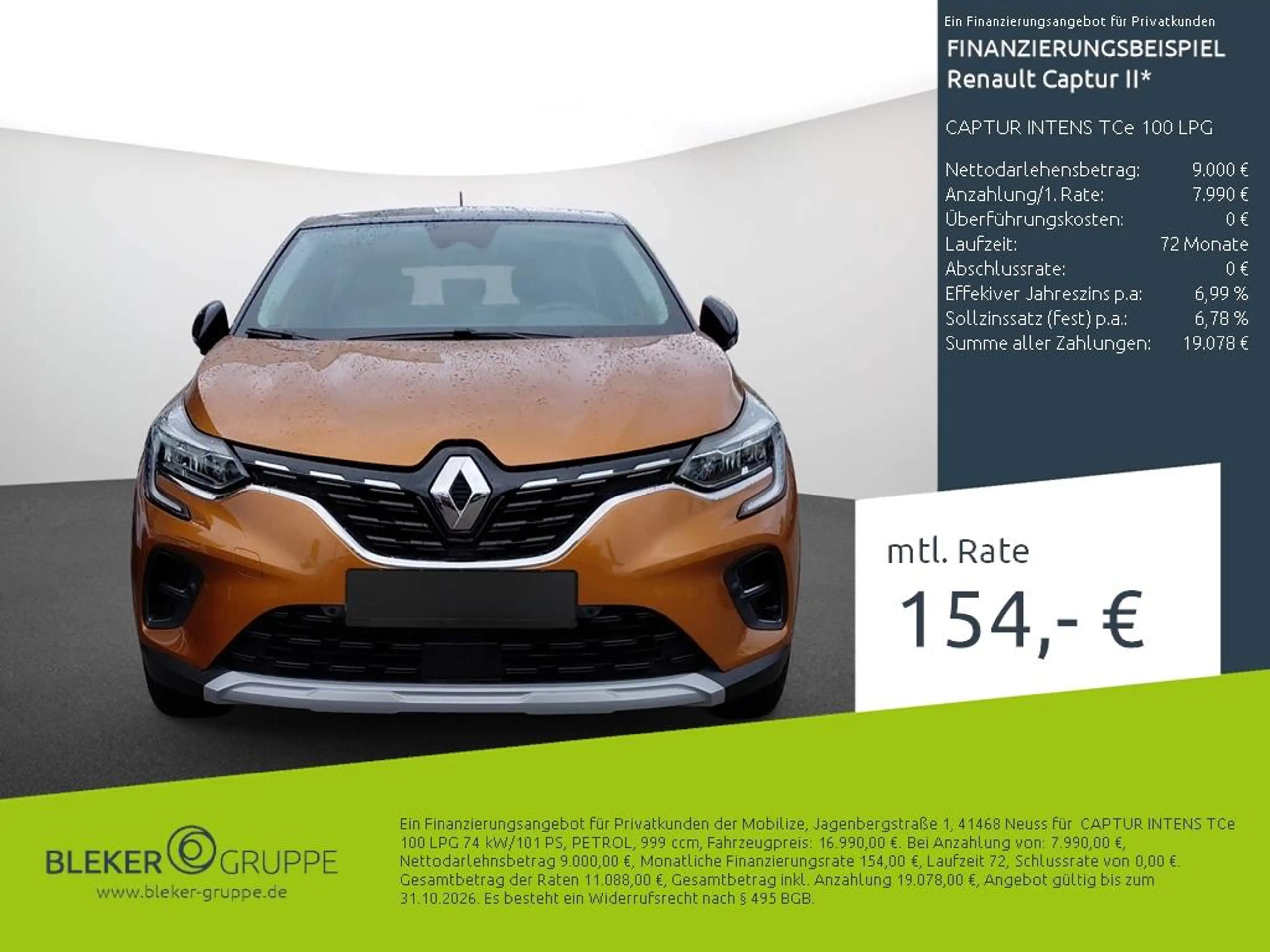Renault Captur CAPTUR INTENS TCe 100 LPG