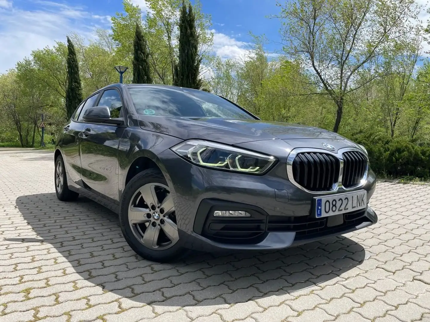 BMW 116 116d Corporate Auto. Gris - 1