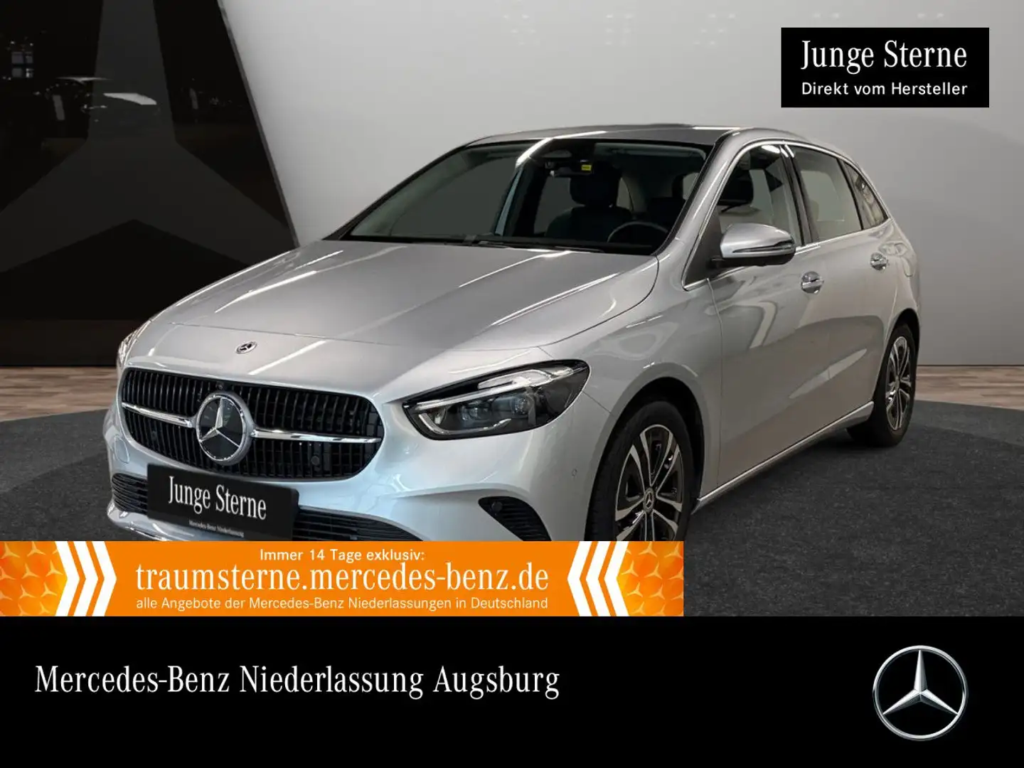 Mercedes-Benz B 250 4M PROGRESSIVE+360°+MULTIBEAM+TOTW+KEYLESS Silber - 1