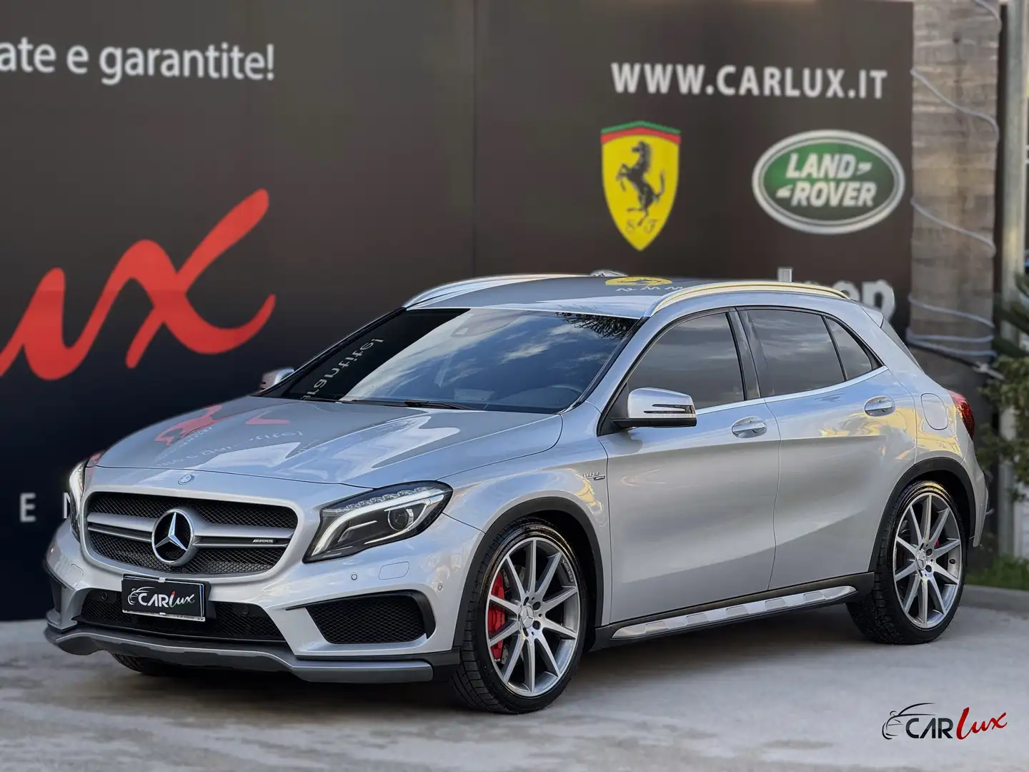 Mercedes-Benz GLA 45 AMG 4MATIC 360CV TURBO CAM LED PELLE Argento - 1