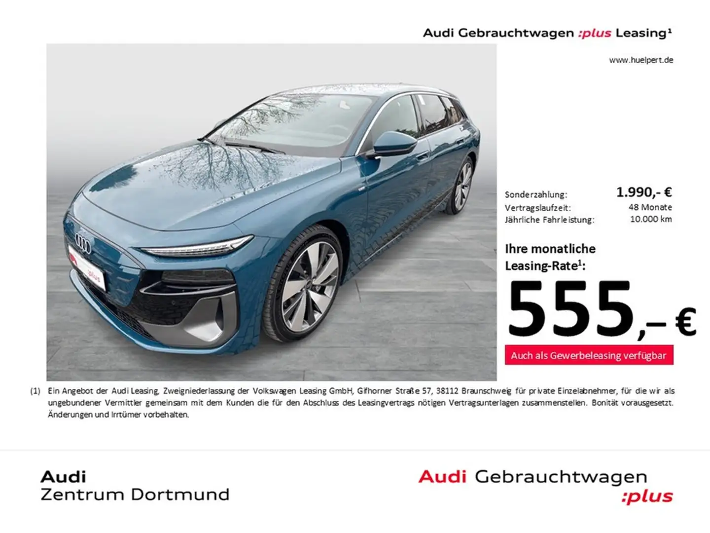 Audi A6 e-tron Avant performance S LINE 360°CAM LM20 Blau - 1