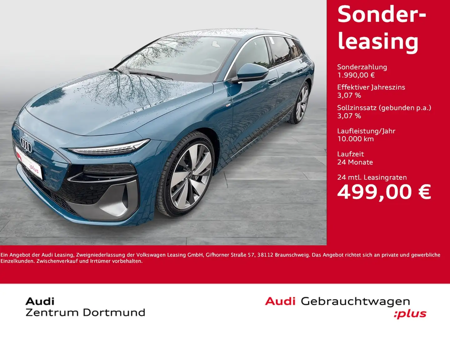 Audi A6 e-tron Avant performance S LINE 360°CAM LM20 Blau - 1