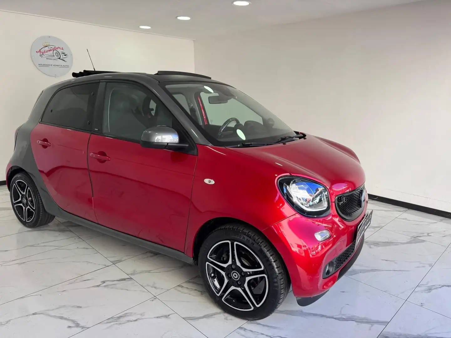smart forFour Forfour  0.9 t Prime 90cv-CABRIO-AUTOMATICA-GARANT Rosso - 2