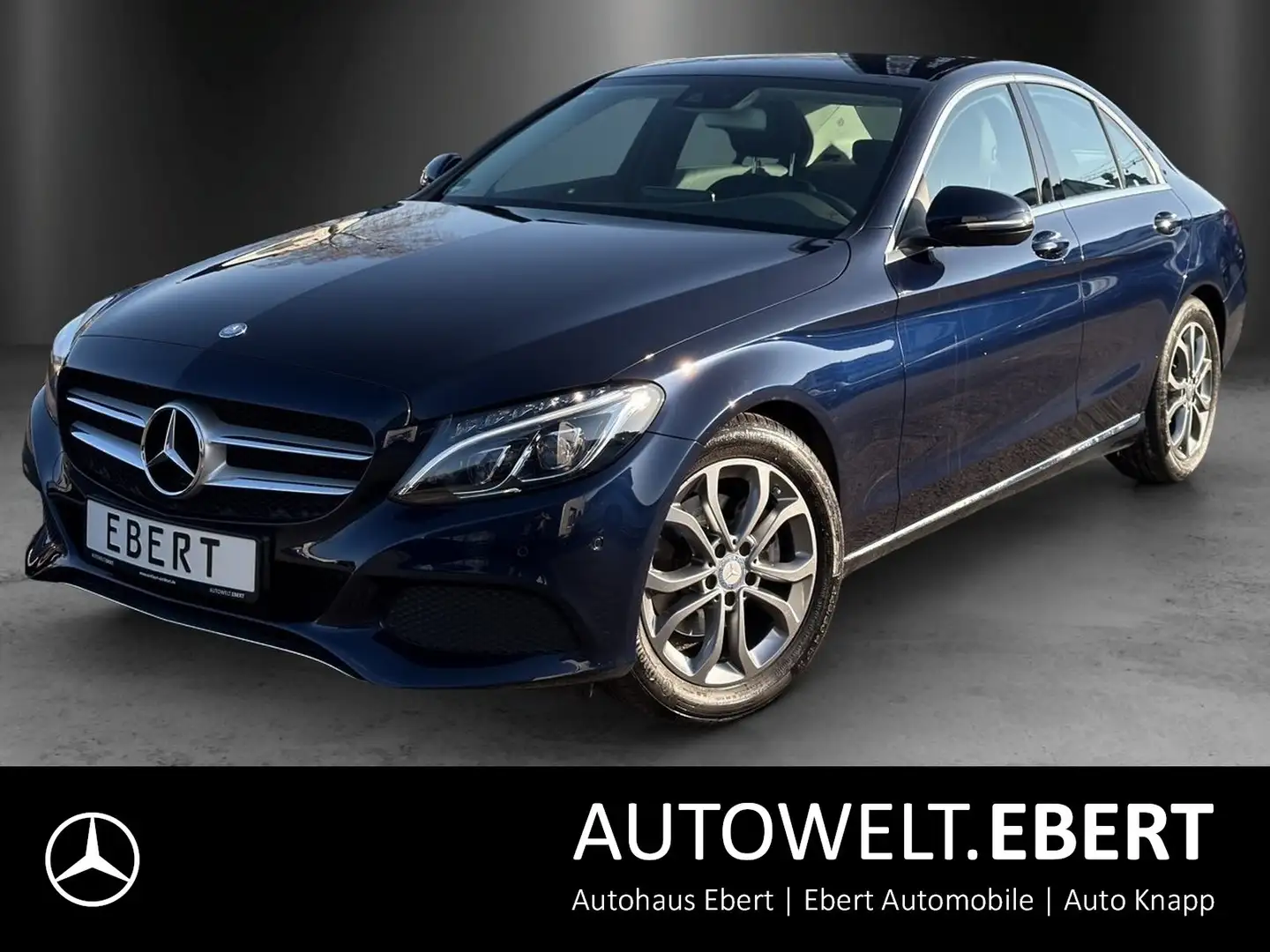 Mercedes-Benz C 200 7G Avantg RENTNER orig 26tkm Comand Busin+ Azul - 1