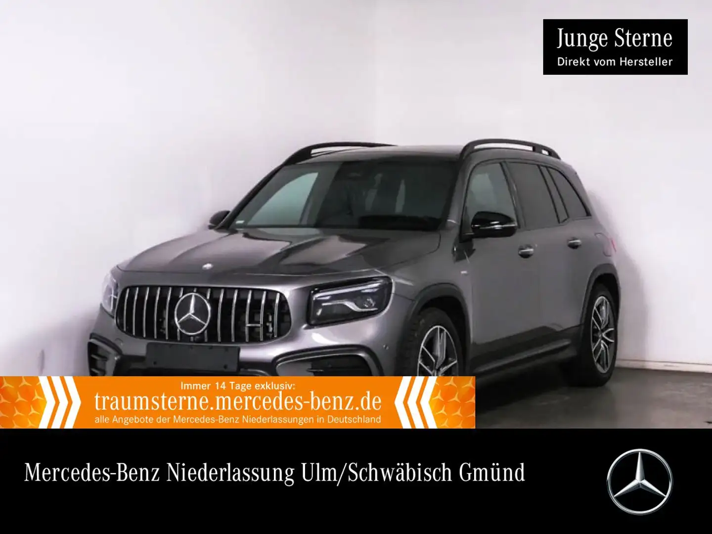 Mercedes-Benz GLB 35 AMG GLB 35 4M AMG+PANO+360°+AHK+MULTIBEAM+TOTW+8G Grau - 1