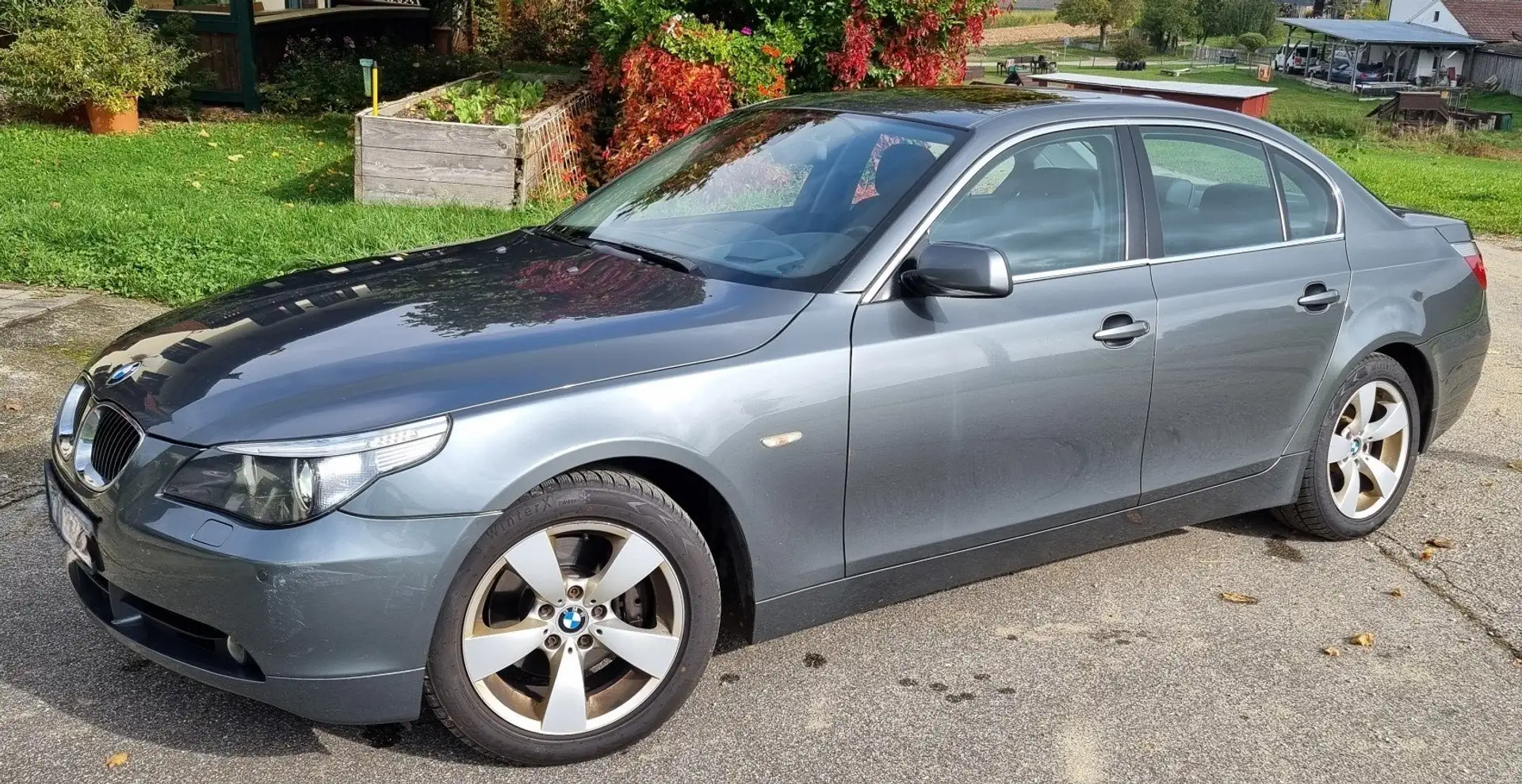BMW 530 530d Aut. Gris - 2
