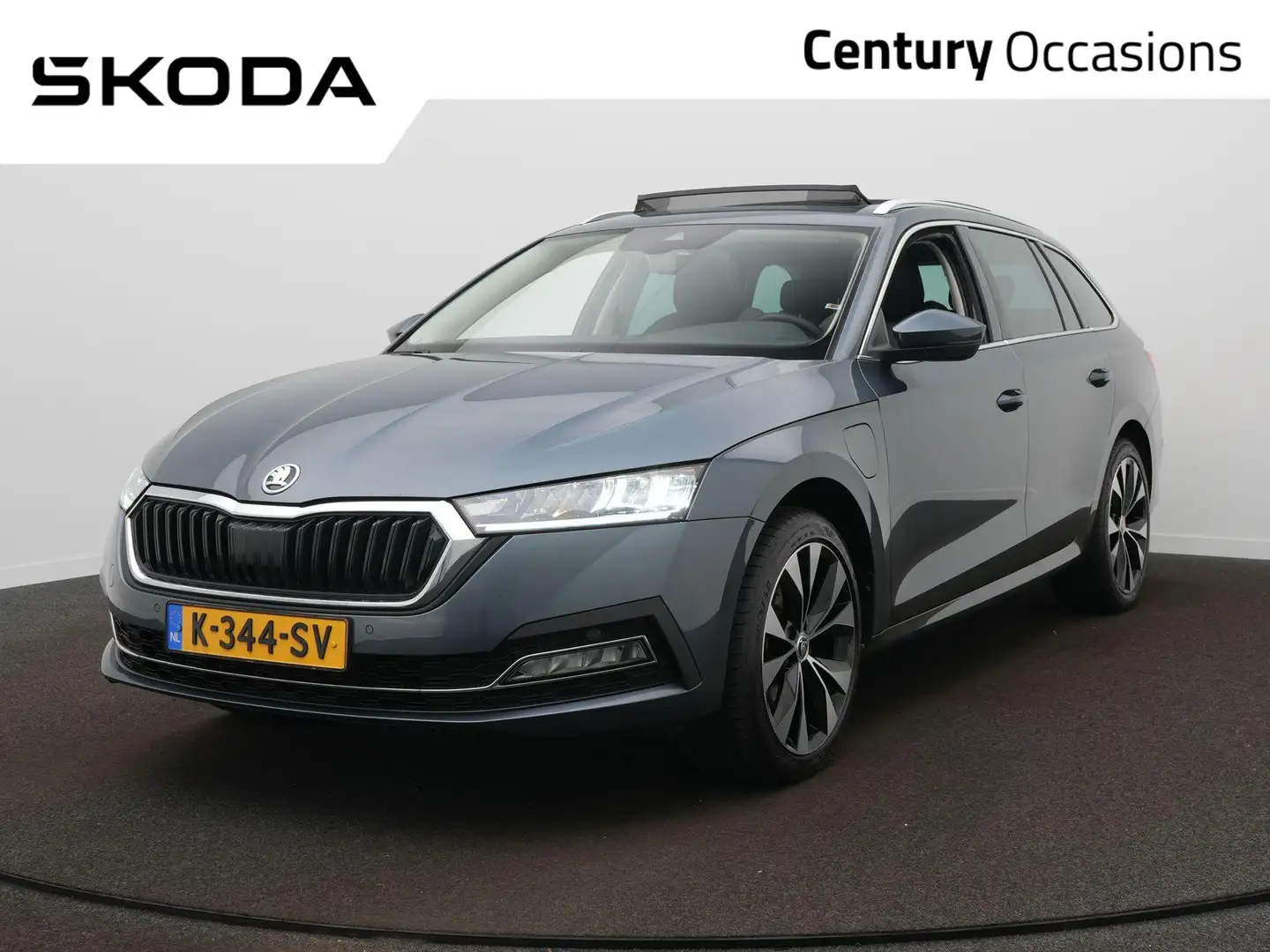 Skoda Octavia Combi 1.4 TSI iV PHEV Business Edition / Panodak / Grijs - 1
