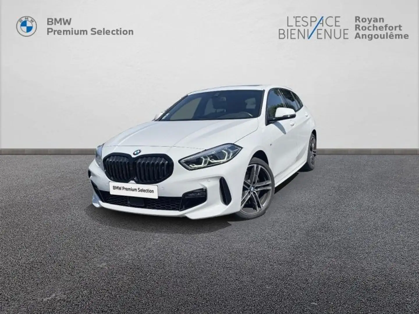 BMW 120 120dA xDrive 190ch M Sport Blanc - 1