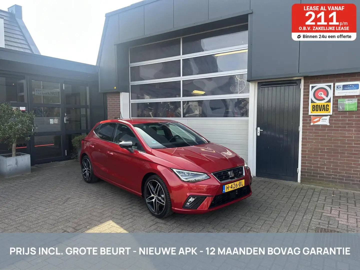 SEAT Ibiza 1.0 TSI FR Business Intense ACC/CARPLAY *ALL-IN PR Rojo - 1