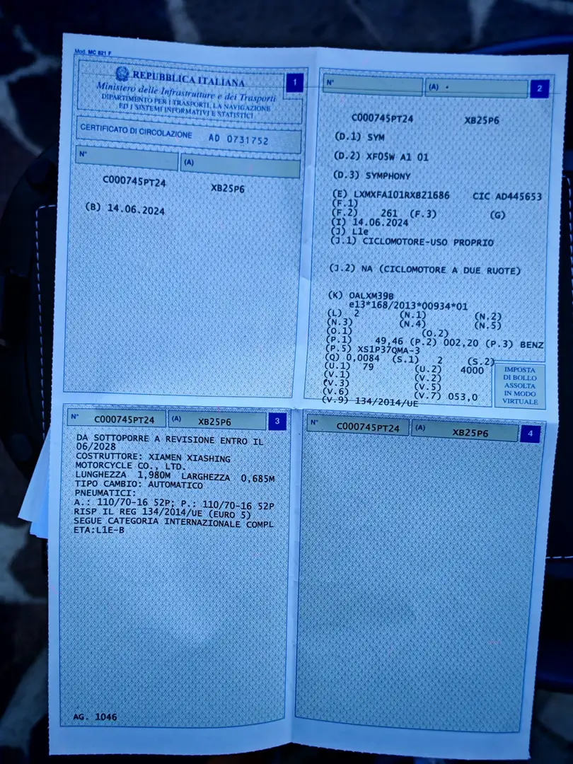 SYM Symphony 50 4 tempi Czarny - 2