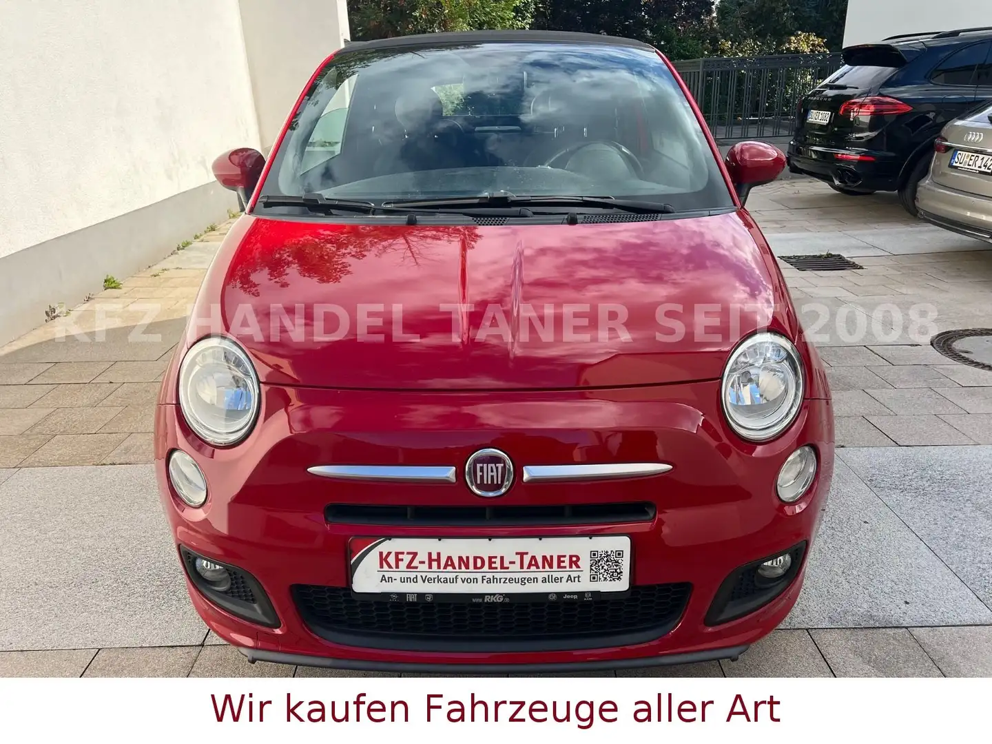 Fiat 500C /Gr Inspektion Neu Rot - 2