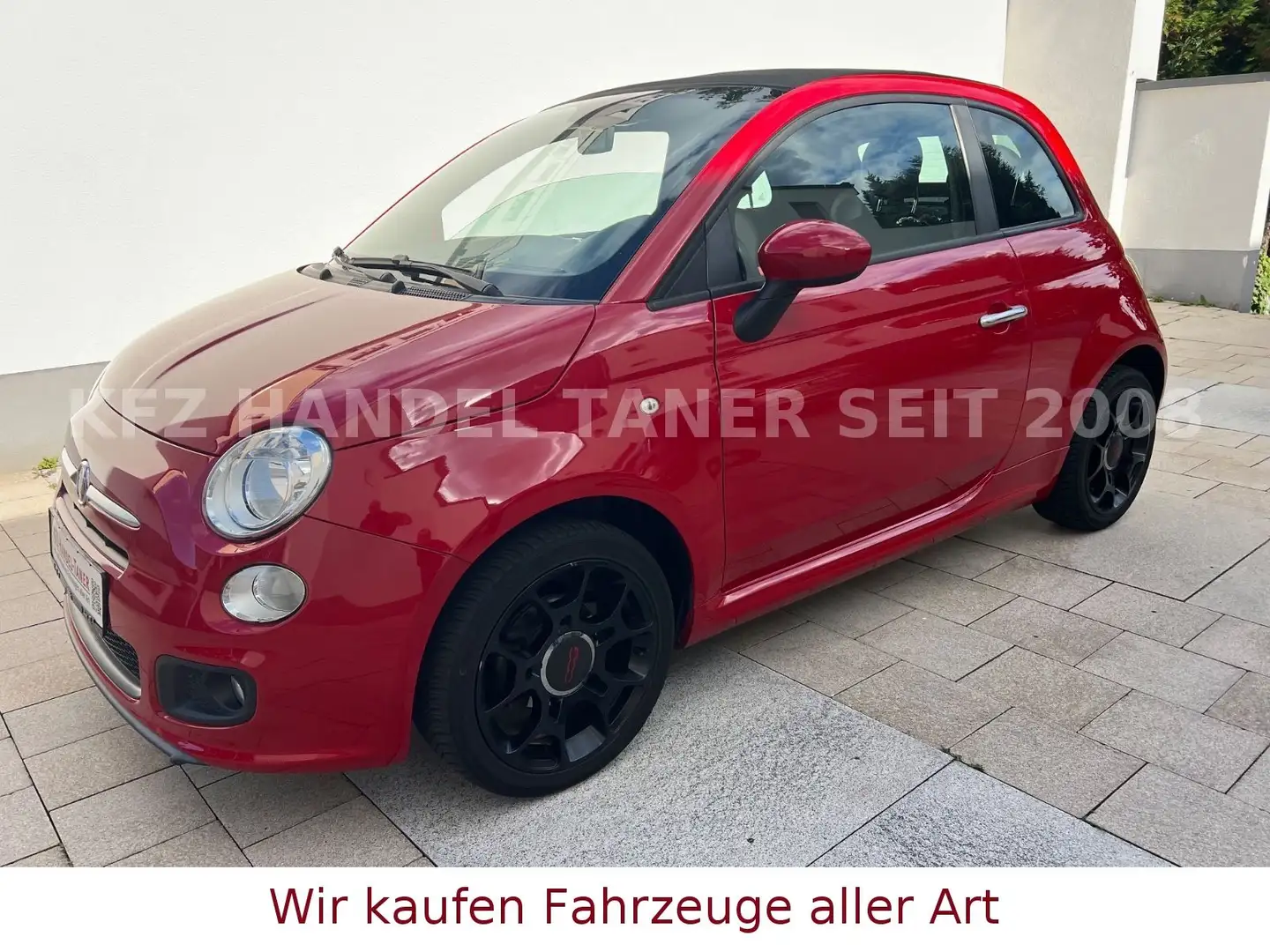 Fiat 500C /Gr Inspektion Neu Rot - 1