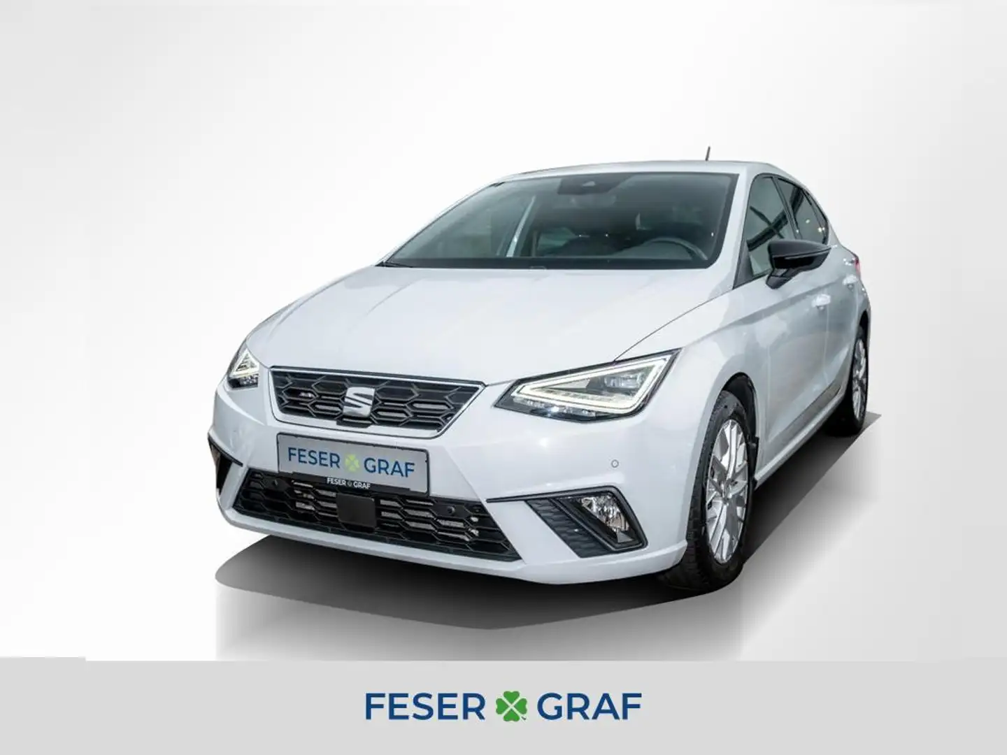 SEAT Ibiza 1.0TSI FR LINE LED/NAVI/FULL LINK/KAMERA Weiß - 1