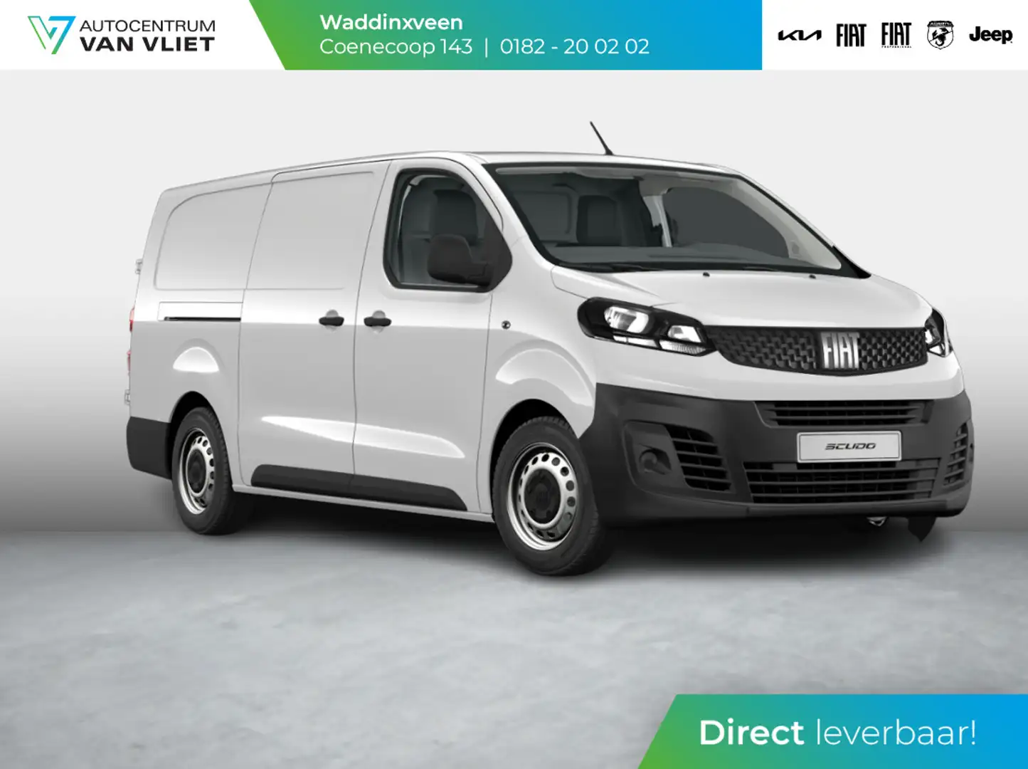 Fiat Scudo 2.0 Diesel 145pk L3 | Uit voorraad leverbaar | Nav Wit - 1