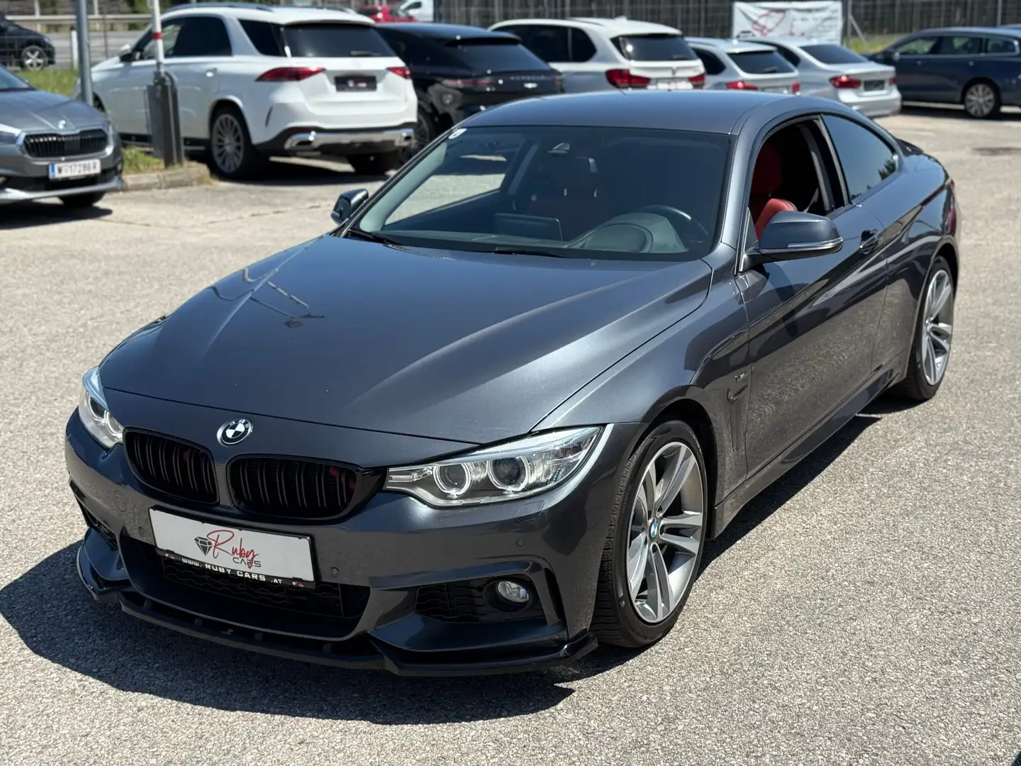 BMW 430 4er Coupe 430d M Sport Sportline  *Headup*Heckant Argent - 2