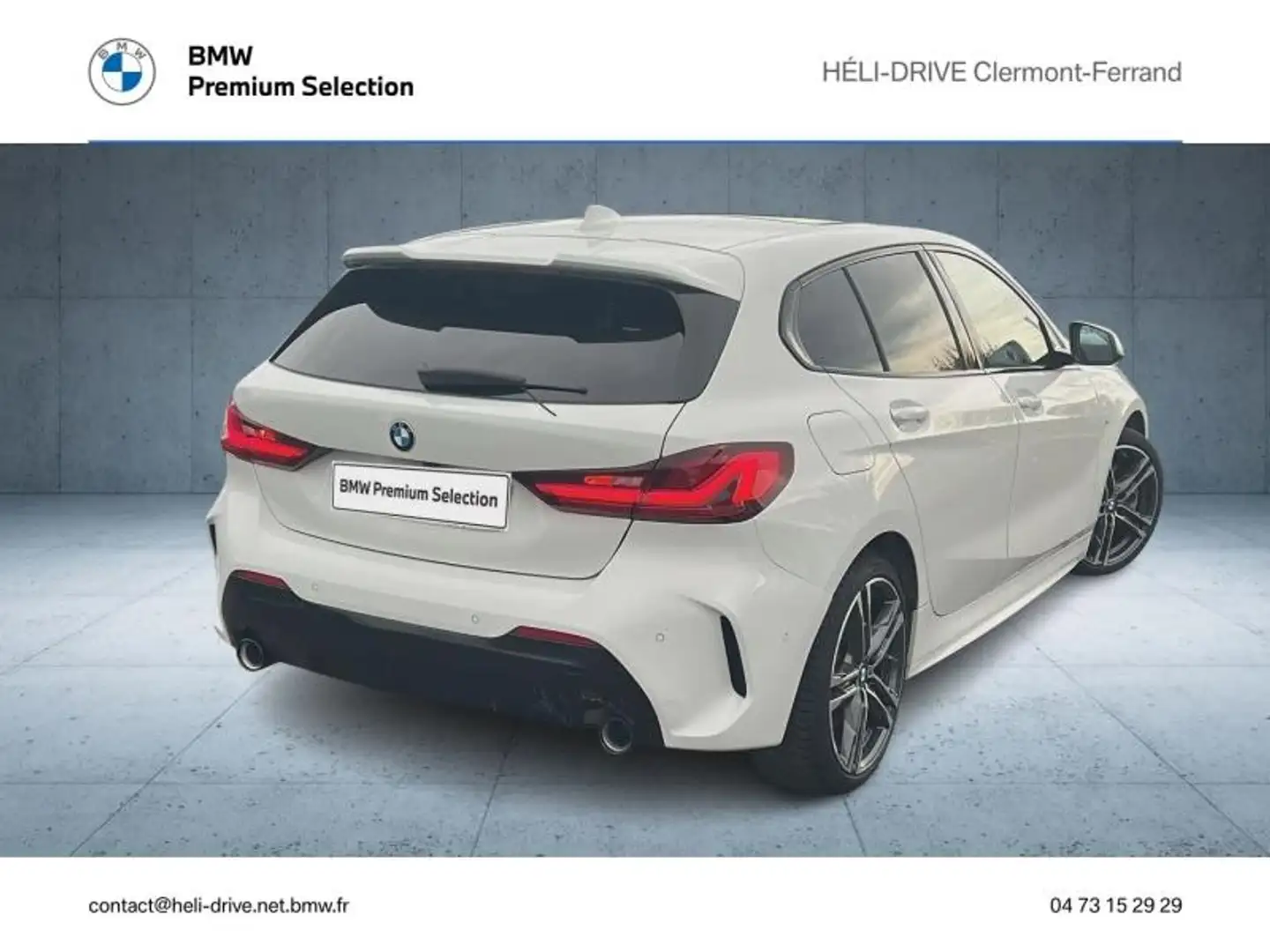 BMW 120 120iA 178ch M Sport DKG7 9cv Blanc - 2