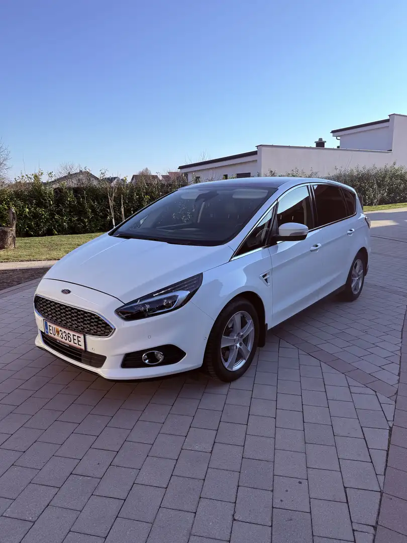 Ford S-Max Titanium 2.0 TDCi Bi-Turbo Auto-Start/Stop Aut. Weiß - 1