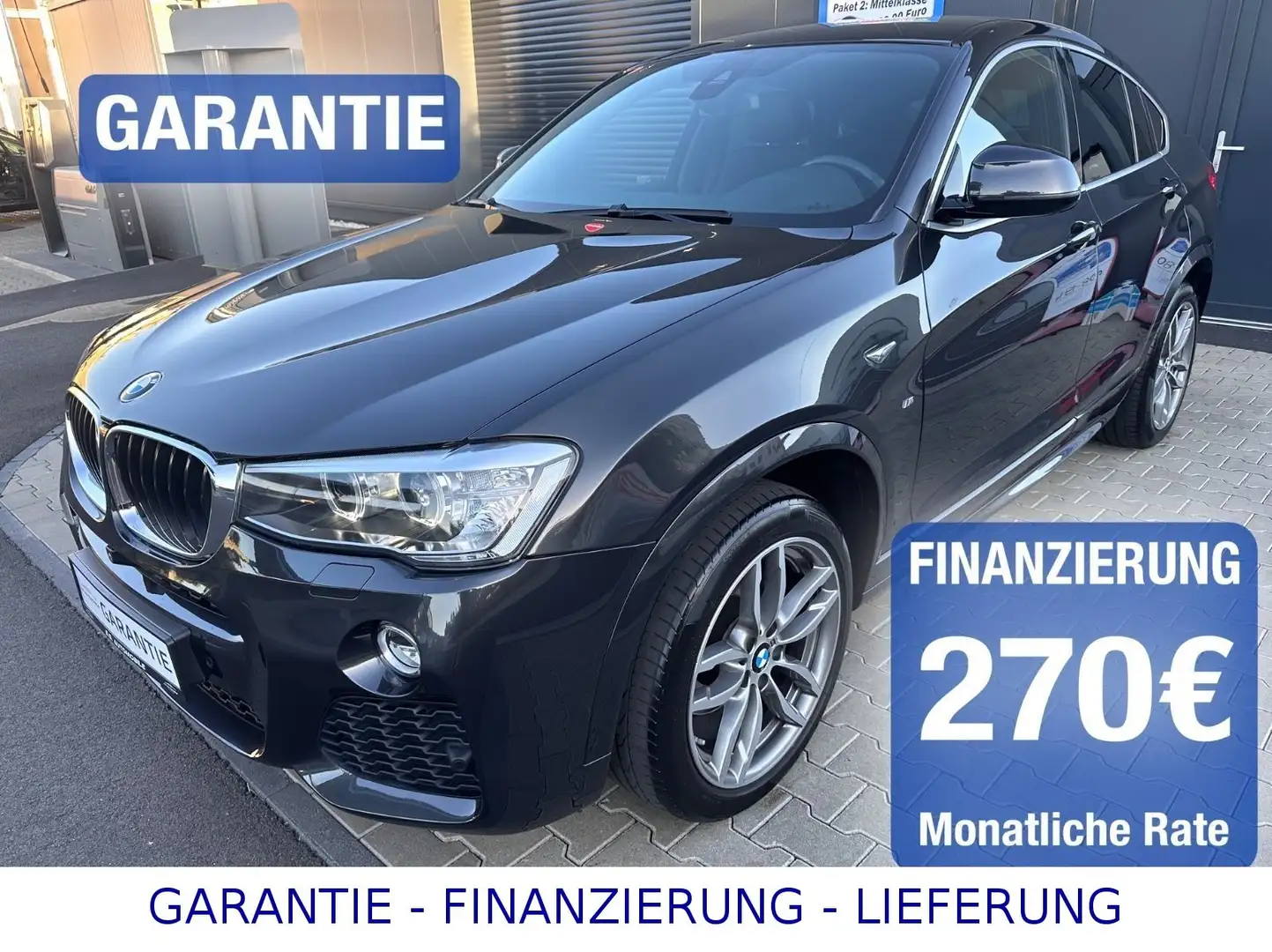 BMW X4 xDrive 20d M Sport GARANTIE/KEYLESS-GO/360KAM Gris - 1