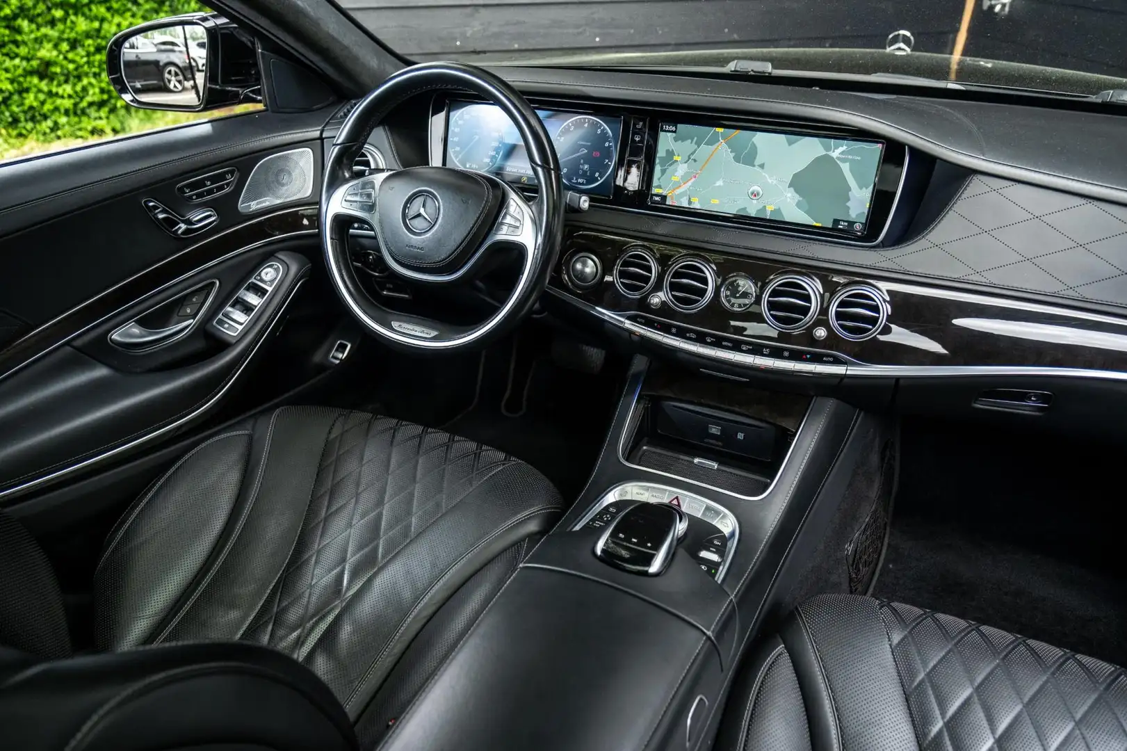 Mercedes-Benz S 500 4Matic Lang Prestige Plus Burmester I Panoramadak Zwart - 2