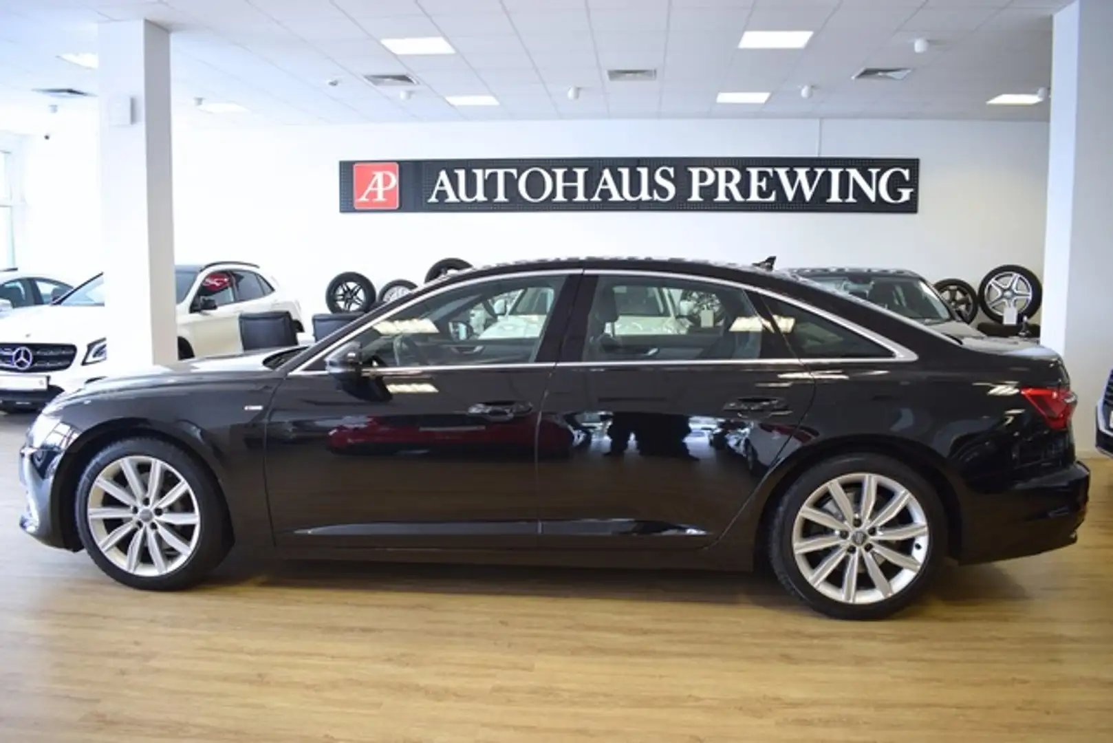Audi A6 50 TDI S-LINE/MATRIX/B&O/MEMO/MTL.RATE 338,- Zwart - 2