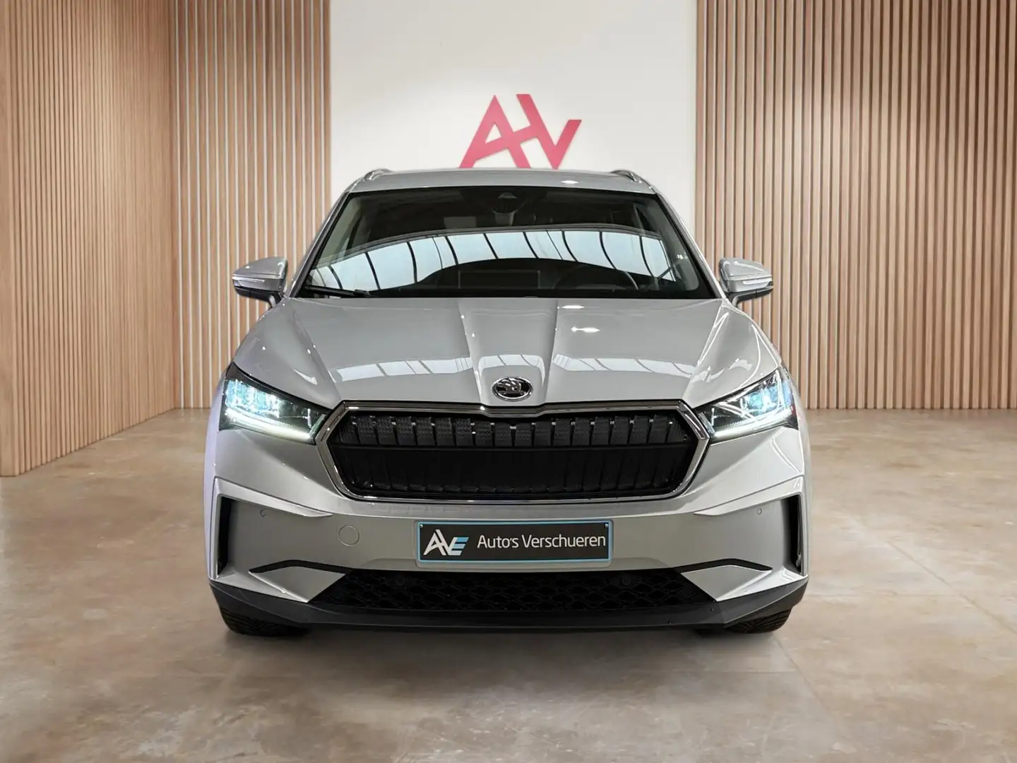 Skoda Enyaq IV 60 ** Zetelverwarm. | ACC | Navi/Carplay Zilver - 2