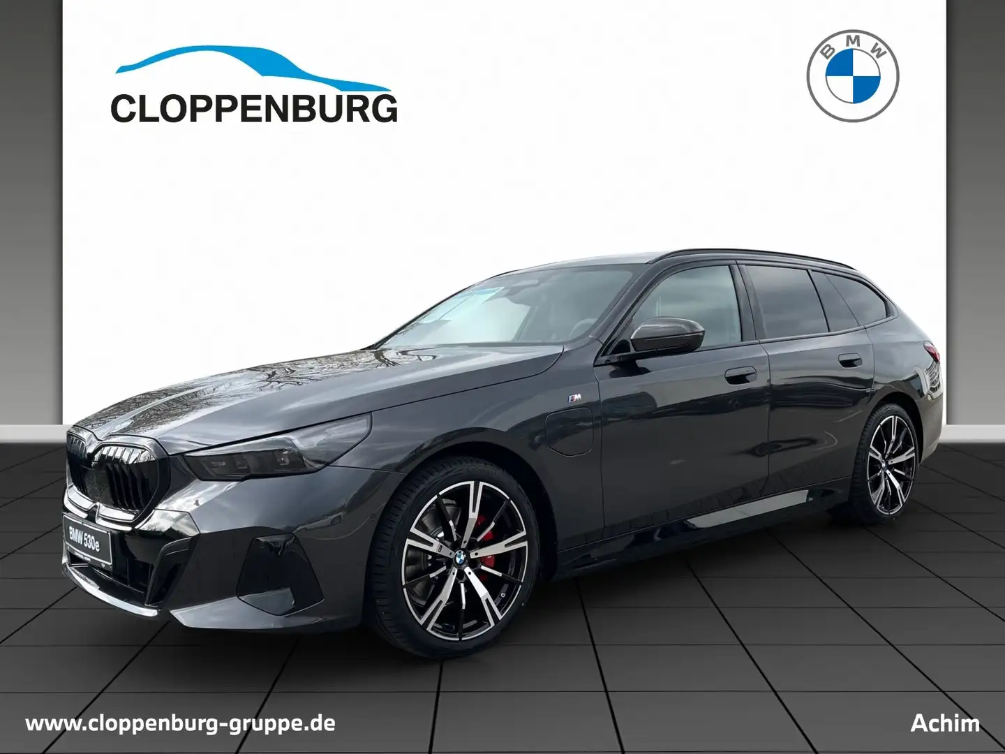 BMW 530 e Touring Pano H&K Autobahn. AHK adap.LED Grau - 1