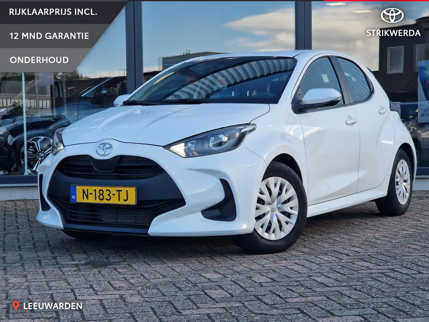 Toyota Yaris 1.0 VVT-i Comfort Blanc - 1