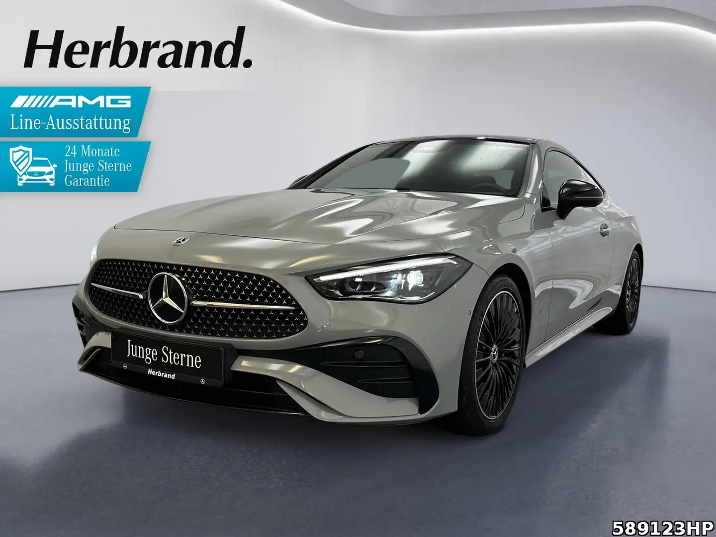 Mercedes-Benz CLE 200 Coupé AMG Night Pano 19" Memory Keyless Grau - 1