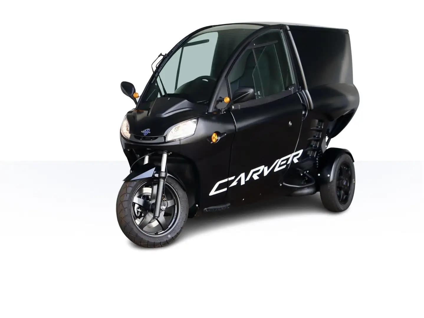 Carver Cargo 7.1 kWh R+ | 100% elektrisch | 45 km/u | Bluetooth Negru - 1
