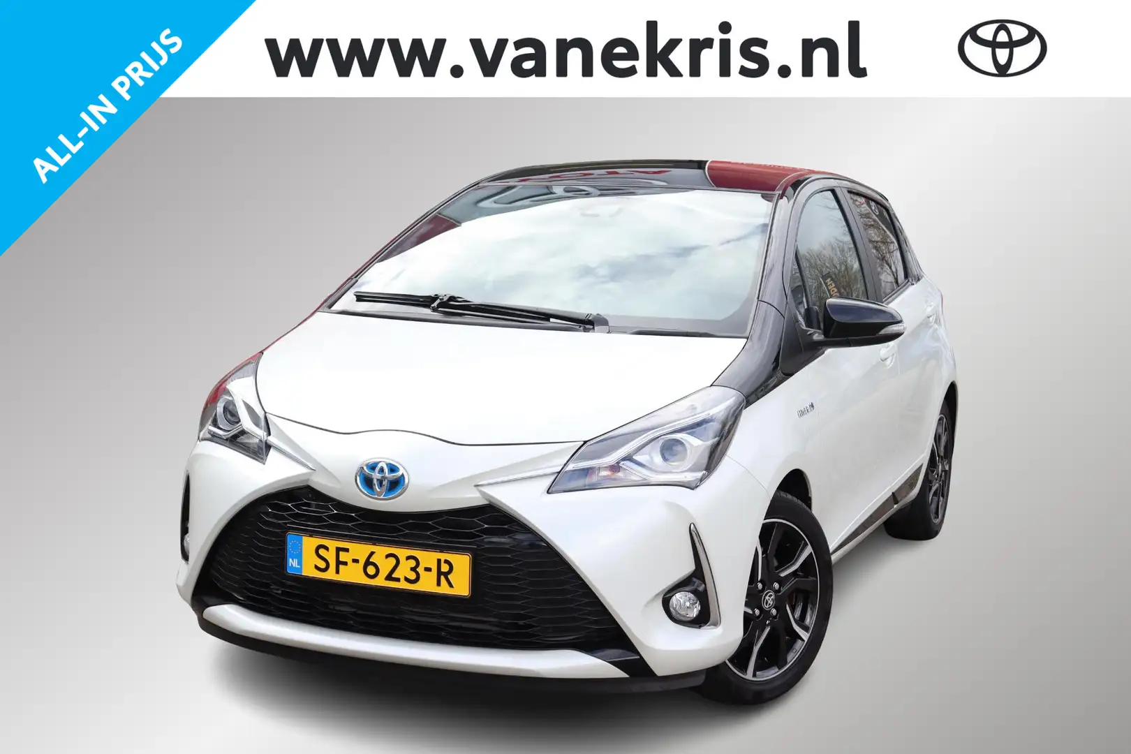 Toyota Yaris 1.5 Hybrid Bi-Tone, Navi , Trekhaak, Blanc - 1